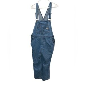 Vintage 90’s Bugle Boy Classic Blue Denim Overalls Size 12